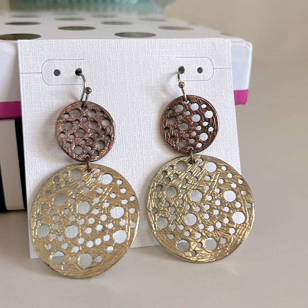 Gold & Bronze Earrings